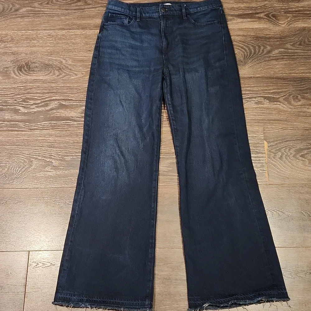 ❤ LOFT WIDE LEG HIGH RISE JEANS, 8 (29) - Picture 2 of 8